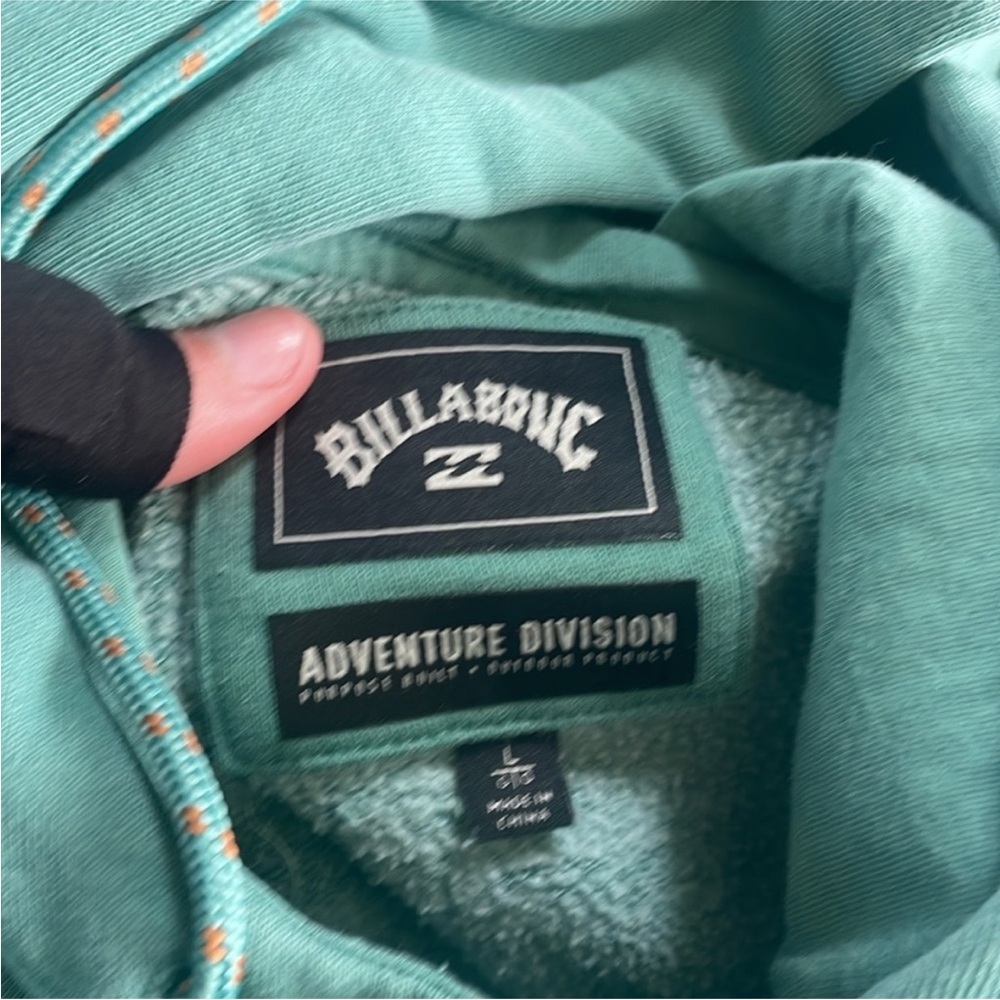 Billabong Adventure Division Halifax  Blue Hoodie Size Large. - Picture 3 of 5
